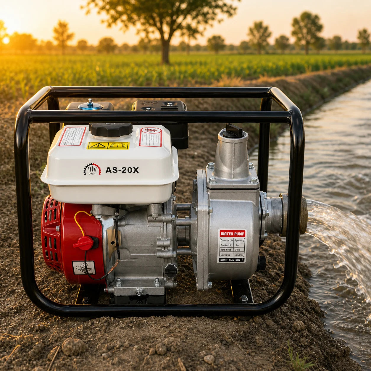 Aluminim Pump With Petrol Engine - AS-20X